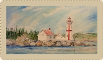 Lighthouse at the Bay of Fundy